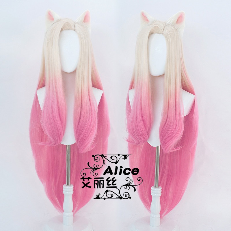 วิกผมคอสเพลย์ cosplay wig KDA Ahri อาริ LOL