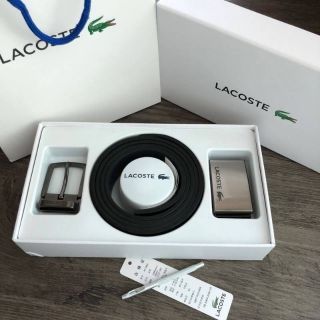 เข็มขัด Lacoste Belt and Buckle Set