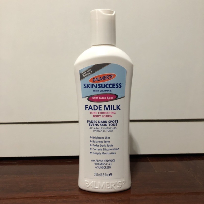 Fade milk Palmer’s Skin success