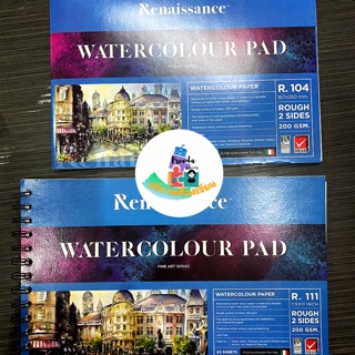 Renaissance กระดาษระบายสีน้ำ รุ่น R104 และ R111