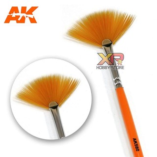 AK580 Fan Shape Weathering Brush