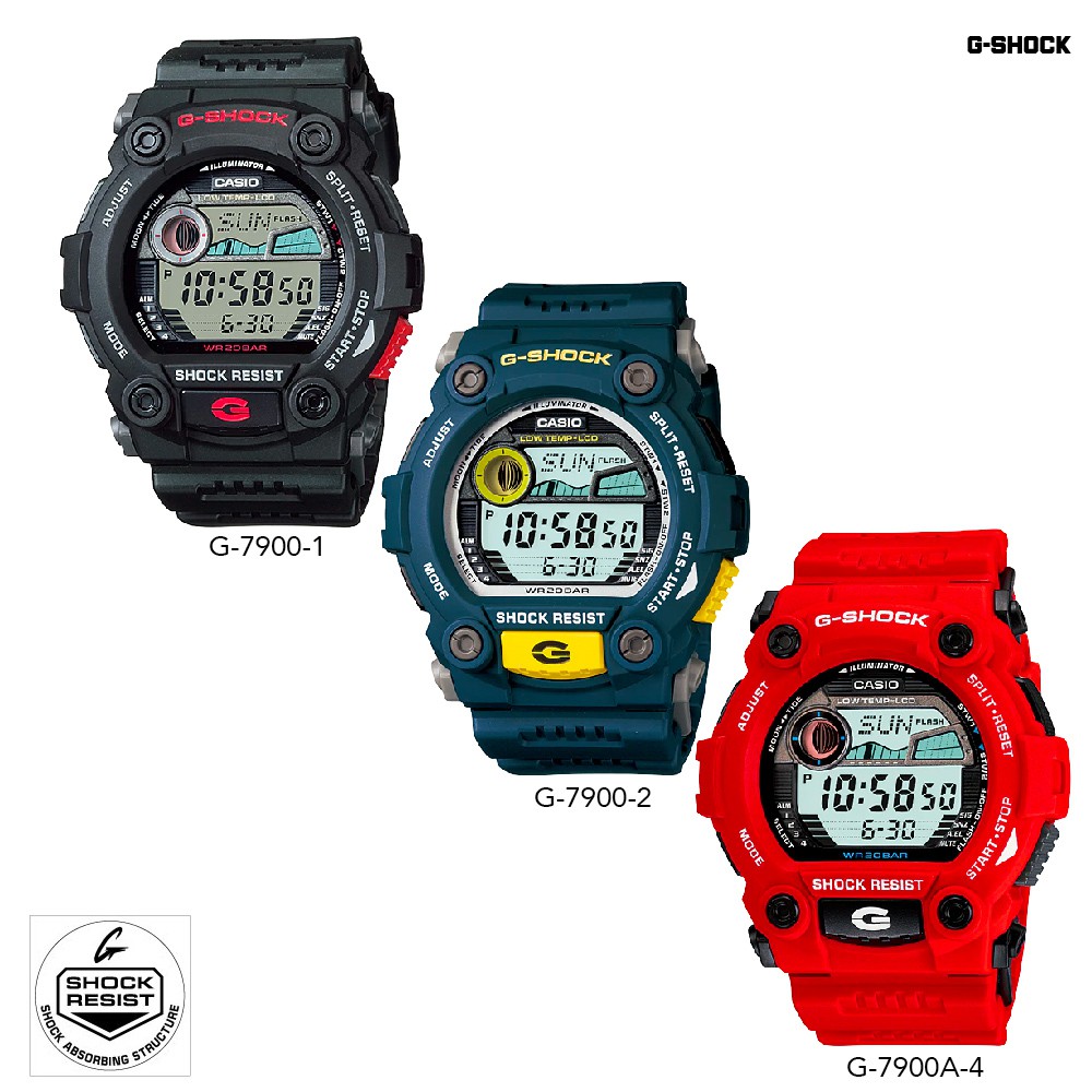 นาฬิกาข้อมือ Casio G-shock Digital รุ่น G-7900 G-7900A G-7900-1 G-7900-3 G-7900A-4 ประกันศูนย์ CMG