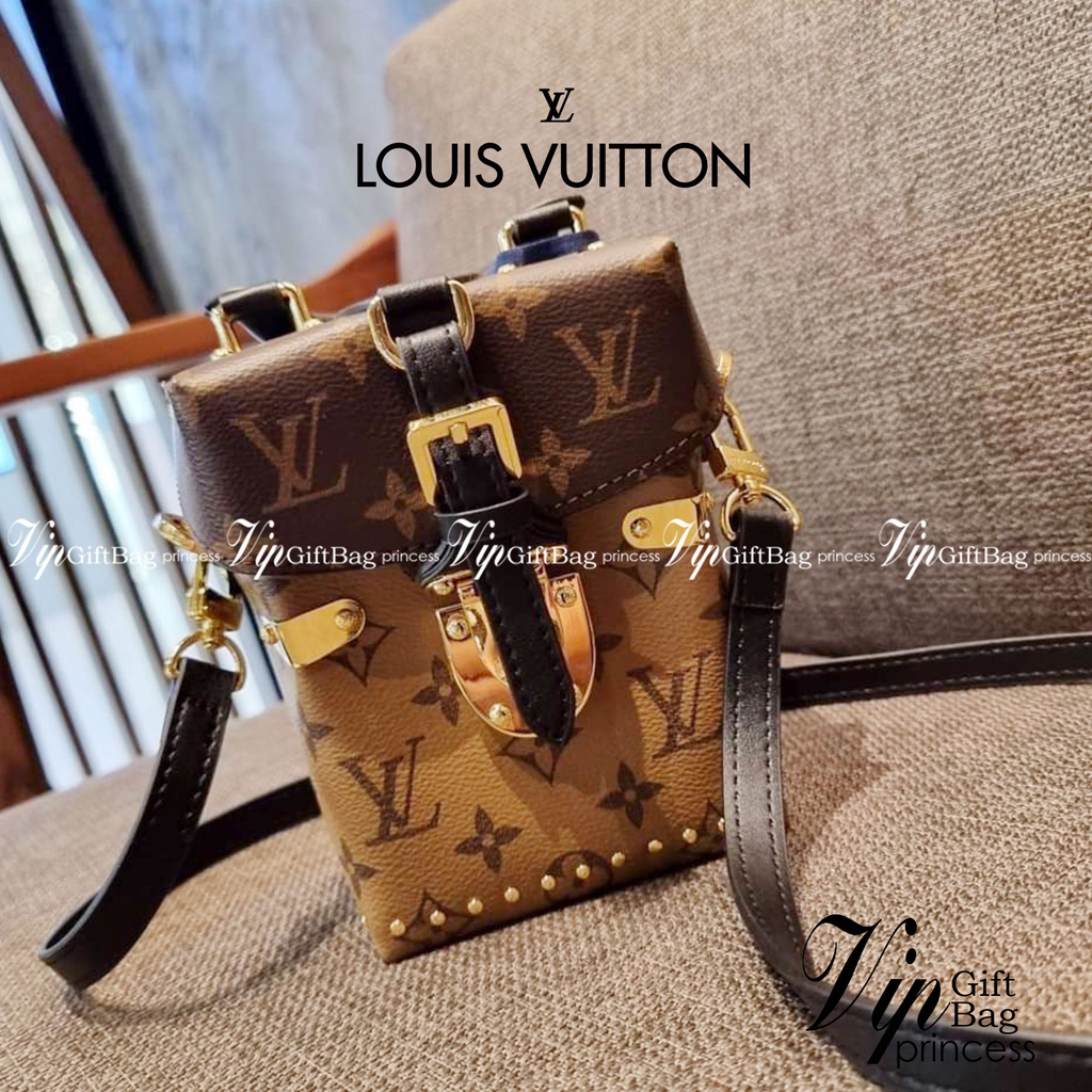 LV CROSSBODY BOX BAG / LV Reverse Monogram Camera Box Bag  กระเป๋าถือ/สะพายวีไอพีพรีเมี่ยม สวยหรูทุกมุม