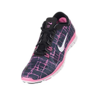 NIKE รองเท้าลำลอง ฟิตเนส รุ่น Nike FREE 5.0 TR FIT 4 ลิขสิทธิ์แท้ (สีดำชมพู)