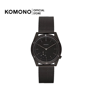 KOMONO Watch Ray Legacy Mesh Black นาฬิกาผู้ชาย สายโลหะ ทางการ