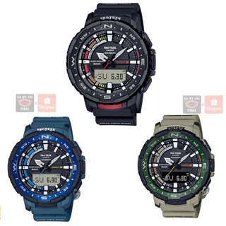 New Pro Trek Protrek PRT-B70 บลูทูธ สายตกปลา และเดินป่า ประกันศูนย์ 1 ปี