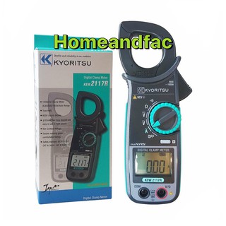 Kyoritsu ดิจิตอลแคล้มป์มิเตอร์ AC Digital Clamp Meter รุ่น KEW 2117R