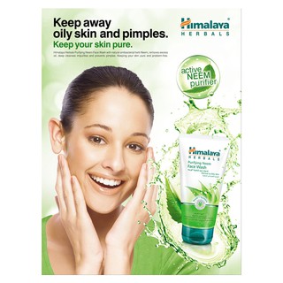 HIMALAYA PURIFYING NEEM FACE WASH 150ML x 2pcs