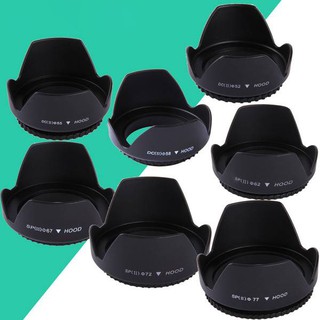 Hood 📷 กลีบดอกไม้ 📷 ฮูดบังแสง ฮูดแบบเกลียว ฮูดเลนส์