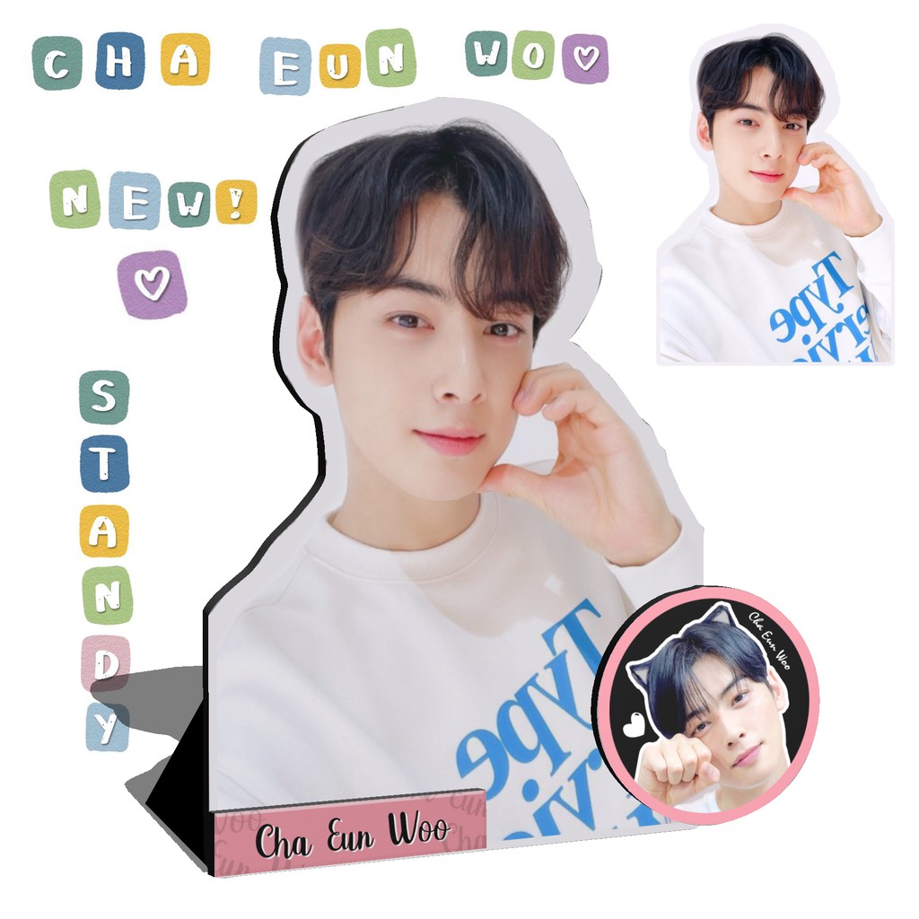 สแตนดี้ cha eun woo ชาอึนอู ขนาด 5 นิ้ว ราคาถูก