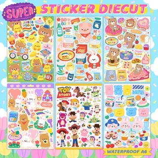 สติกเกอร์ ไดคัท กันน้ำ ลอกแล้วติดได้เลย Sticker die-cut x New [รหัสF]