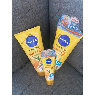 [ของแท้/พร้อมส่ง/ฉลากไทย] Nivea Extra Bright Super C+ Vitamin Serum SPF50 PA+++ นีเวียเอ็กซ์ตร้าไบร์ท ซุปเปอร์ วิตามินซี