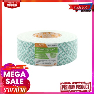 คร็อคโค่ เทปโฟมกาวสองหน้า 18 มม. x 10 ม. แพ็ค 3 ม้วนCROCO Double Sided Foam Tape 18 mm x 10m 3 Rolls/Pack