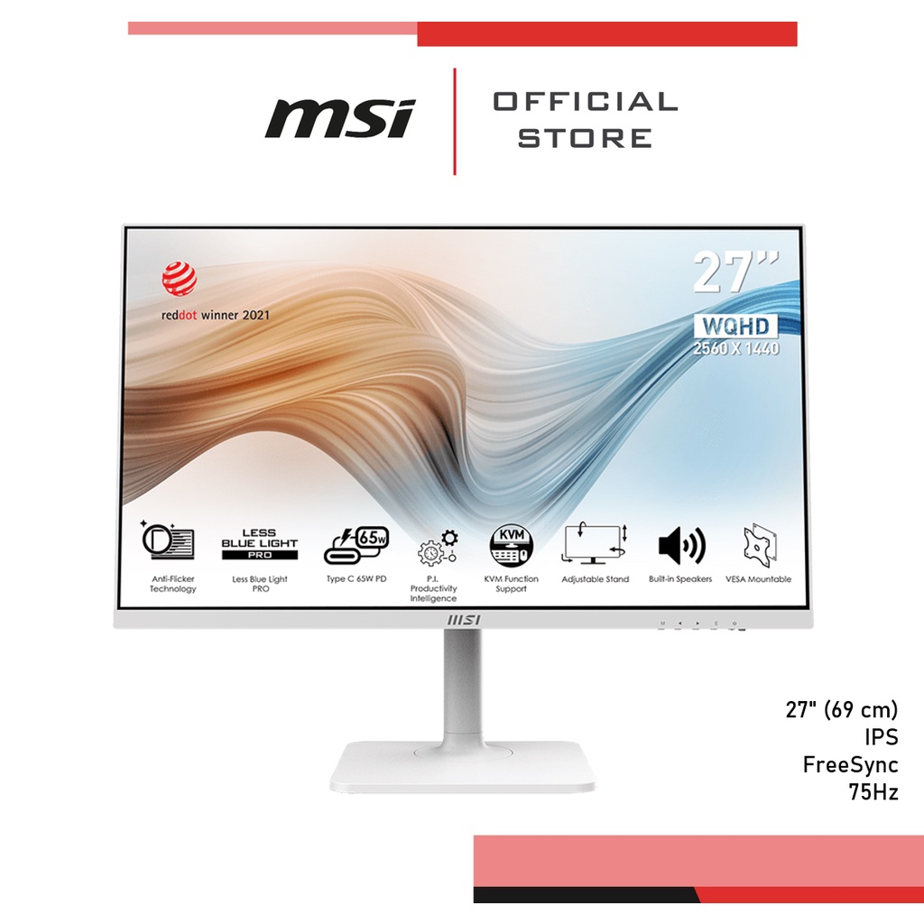 หมด MSI Monitor MODERN MD272QPW (จอมอนิเตอร์)