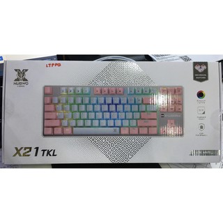 คีย์บอร์ด NUBWO X21 X-LUSION TKL Mechanical 87 ปุ่ม ขนาด 80%