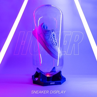 แคปซูลโชว์สนิกเกอร์ สตั๊ด แบบลอย🚨มีไฟled12สี🚨 🔥Hover Capsule show sneaker,stud led กล่องโชว์ กล่องรองเท้า