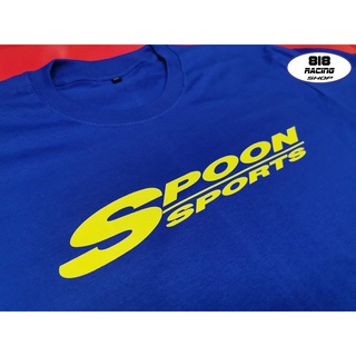 เสื้อยืด RACING เสื้อซิ่ง [COTTON 100%] [SPOON SPORTS]