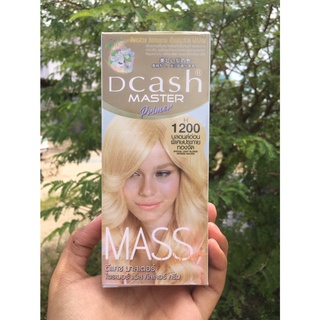 สีย้อมผม ดีแคช Dcash  Master Mass Color Cream ให้ประกายสีติดทนนาน