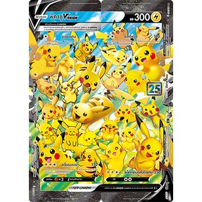 [ของแท้] พิคาชู V-union (RRR) S8A T 025-028/067 การ์ดโปเกม่อน ภาษาไทย Pokemon Trading Card Game