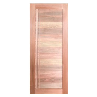 Interior door RED WOOD DOOR N999 80X200CM BALI Door frame Door window ประตูภายใน ประตูไม้แดงมาเลย์ N999 Bali 80x200 ซม.