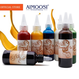[AIMOOSI] แอร์บรัชหมึกสักชั่วคราว รูปนกฟินิกซ์ สีทอง ขนาด 100 มล. หลีกเลี่ยงแสงแดด