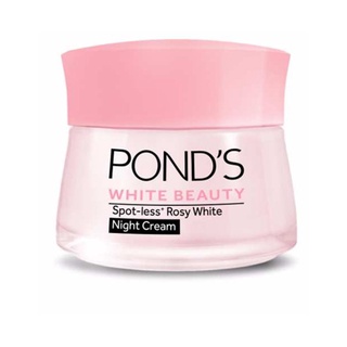 ✨สุดพิเศษ✨ PONDS พอนด์ส ไวท์ บิวตี้ ไนท์ครีม 50g. 🚚พร้อมส่ง!! 💨