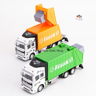 ProudNada Toys ของเล่นเด็กรถเหล็กเก็บขยะ Super City Vehicle NO.2211