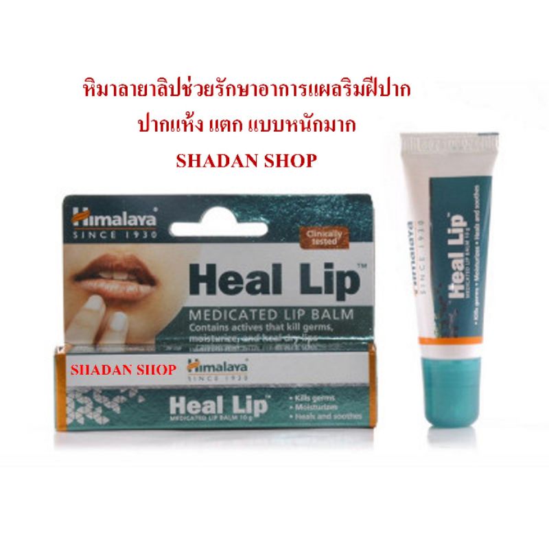 Himalaya Heal Lip ขนาด 10 กรัม ลิปรักษาอาการปากลอก แผลบนริมฝีปาก ...