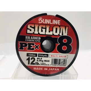 สาย Sunline Siglon Braided Fishing Line PEx8 / สาย PE Sunline Siglon ถัก 8 ม้วนละ 100 เมตร