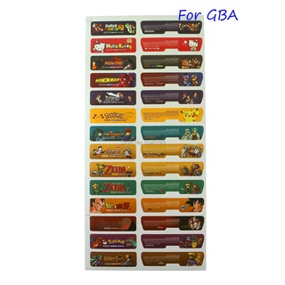 ป้ายแท็กสติ๊กเกอร์ 28 ชิ้นสําหรับ Nintendo Gameboy Advance Gba 1 ชุด