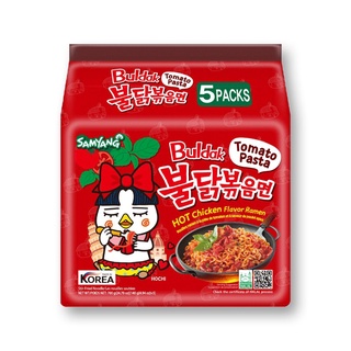 ซัมยัง ราเม็งแห้ง รสไก่เผ็ด โทเมโท พาสต้า 140 กรัม x 5 ซอง Samyang Hot Chicken Ramen Tomato Pasta 140g x 5 pcs