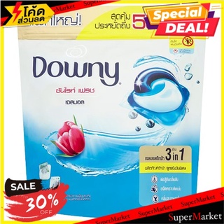 ✨ขายดี✨ ดาวน์นี่ เจลบอล ซันไรท์ เฟรช ผลิตภัณฑ์ซักผ้า 630กรัม Downy Gel Ball Sunrise Fresh Refill Laundry Detergent 630g