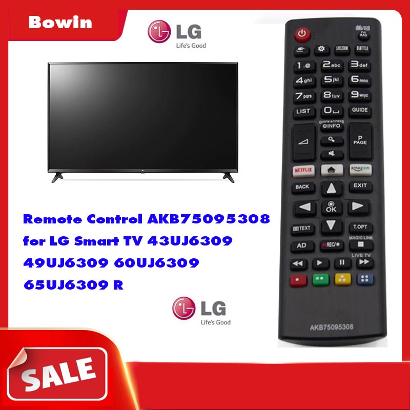Remote Control AKB75095308 for LG Smart TV