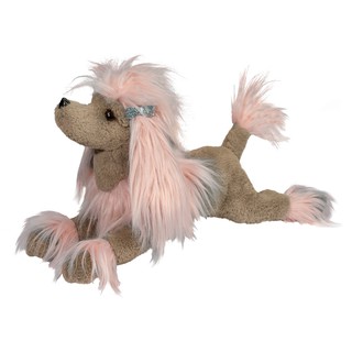 Douglas Zaza Pink Poodle Fur Fuzzle - ตุ๊กตานิ่มสุนัขพันธุ์พุดเดิ้ลสีชมพู ซาซ่า ขนาดยาว 19 นิ้ว