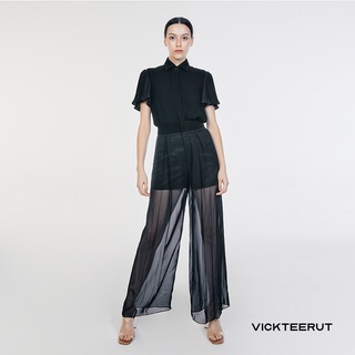 VICKTEERUT Re-Edition Wide Leg Trousers กางเกงขายาว ขาบาน