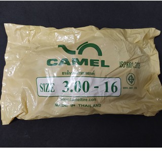 ยางใน ขอบ 16 3.00-16 ,90/100-16 CAMEL MOTOCYCLE TUBE