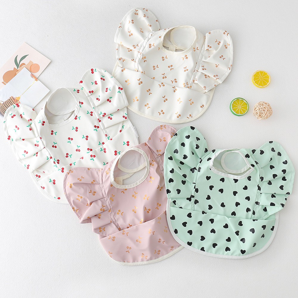 KADOSORA - BABY BIB BLW CLOTHES / BABY SILICONE APRON MPASI EATING / SLABBER / DROOL COAT DQIN DD แค