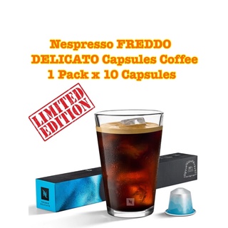 (พร้อมส่งราคาถูก)Nespresso Barista Creations FREDDO DELICATO Capsules Coffee 1 Pack x 10 Capsules