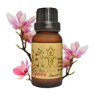 hHom น้ำมันหอมระเหย Essential oil กลิ่น ดอก แมกโนเลีย Magnolia  15ml.