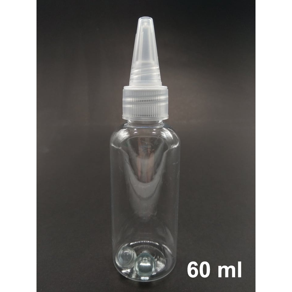ขวดผสมสี ขนาด 60 ml พร้อมลูกแก้ว 2 ลูก สำหรับงานสีกันดั้ม พลาสติกโมเดลต่างๆ