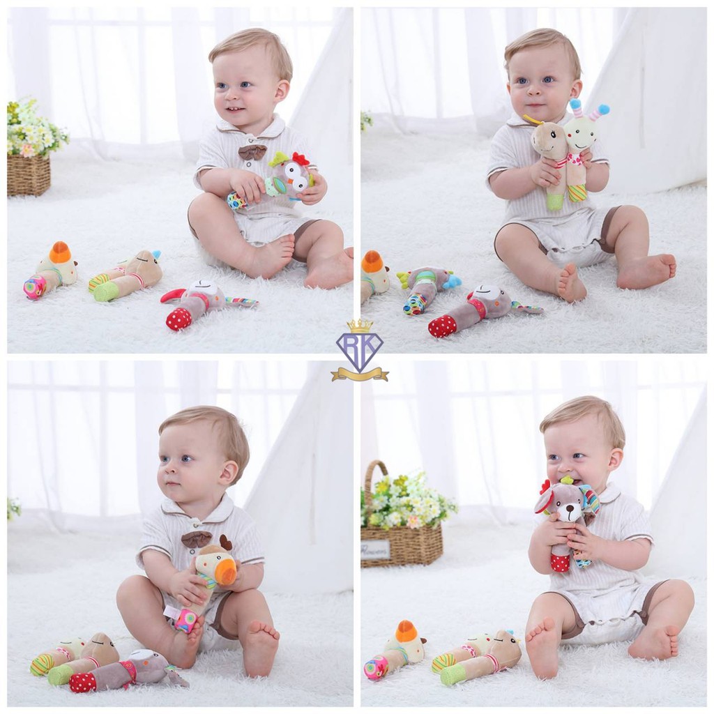 Fairy kids ตุ๊กตาเขย่ามือ มีเสียงกรุ๊งกริ๊ง ของเล่นเสริมสร้างพัฒนาการเด็ก มี 6 แบบ N001 - รูปที่ 3