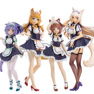 โมเดลฟิกเกอร์ PVC อนิเมะ Nekopara Coconut Vanilla Chocola ของเล่นสําหรับเด็ก