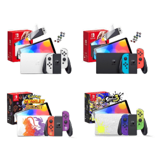 [11.11 FS 00.00น] NintendoSwitch OLED Tinzshop Signature Set > 1.OLED White 2.OLED Neon 3.OLED Pokemon 4.OLED Splatoon3