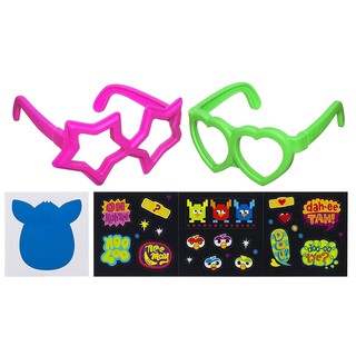 Hasbro Furby Frames - Pink and Green - Includes 2 sets of frames and stickers