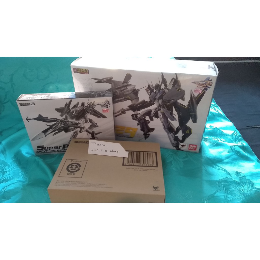 Macross : Chogokin DX YF-29 Ozma Lee Custom + Super Part (ลำดำ) ****Rare Item****