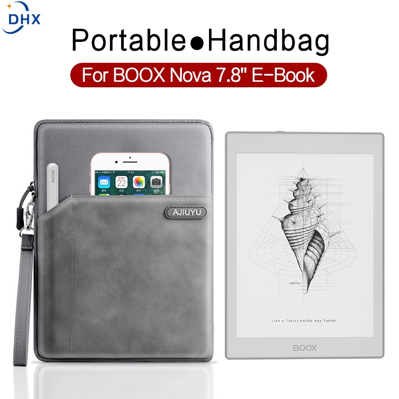 กระเป๋าเคสแบบนุ่มมีซิปสําหรับ Onyx Boox Nova Air Pro 2 3 สี 7.8นิ้วสําหรับ Boox Nova Airs 7.8"
