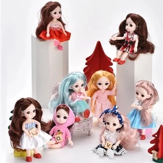🇹🇭พร้อมส่งของที่ไทย(ตุ๊กตาตัวเปลือยไม่มีชุด)ของเล่นเด็ก สูง16ซม. ชุดสำหรับตุ๊กตา OB11 บาโบลี่