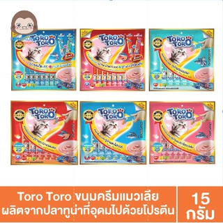 Toro Toro ขนมครีมแมวเลีย 15gx24 ซอง /15gx25 ซอง