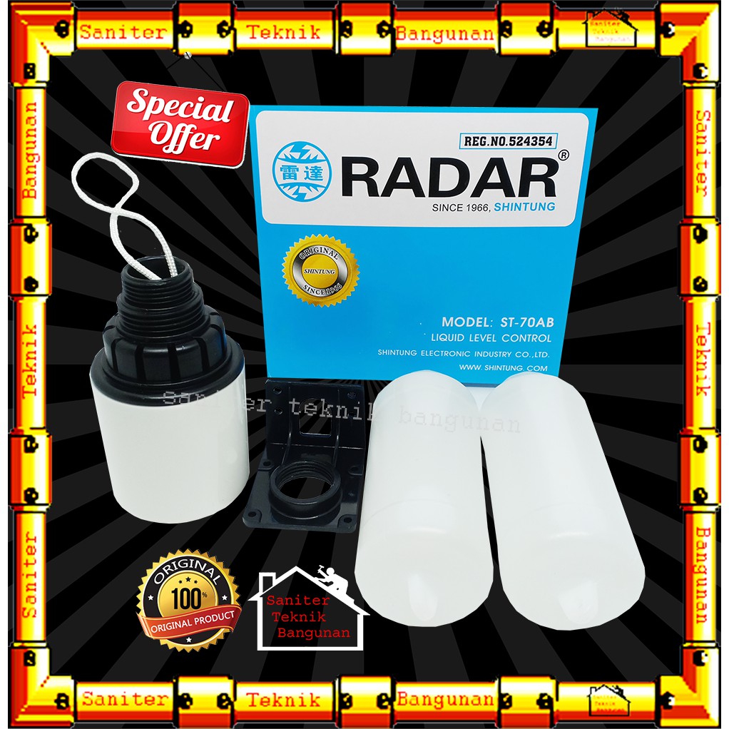 ลูกลอยน้ําหออัตโนมัติ RADAR ST-70AB Shintung