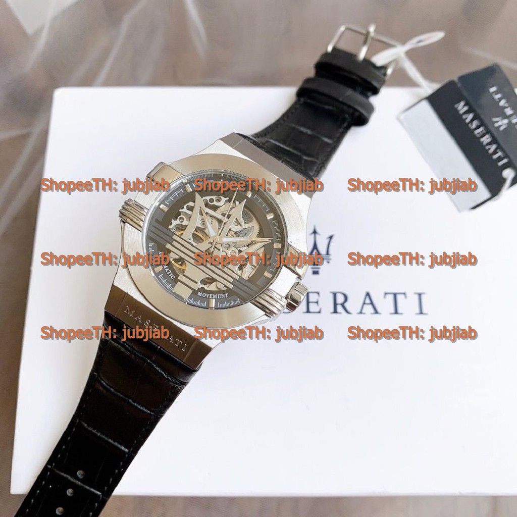 [Pre] R8821108001 R8821108002 42mm Potenza Automatic Mens Watch Maserati นาฬิกาผู้ชาย